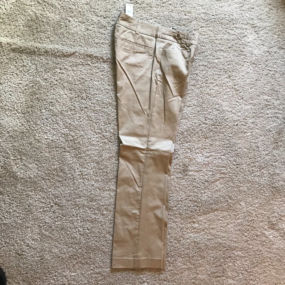 New York and Company Tan/Khaki Straight Legh Pants